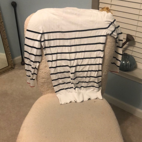 Red white and blue anchor sweater - Picture 2 of 2